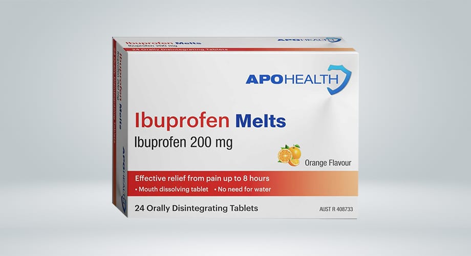 APOHEALTH Ibuprofen Melts 24 Tablets