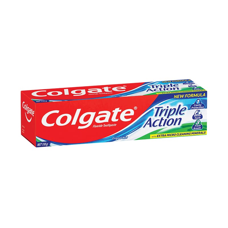 Colgate Triple Action 110g or Regular 120g Toothpaste