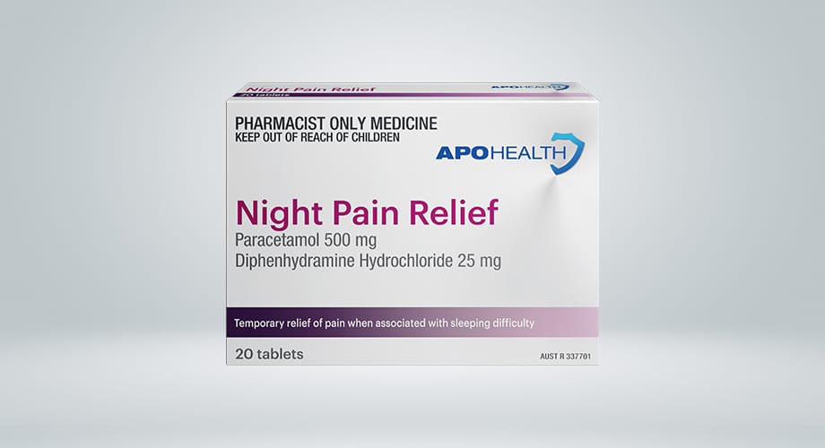 APOHEALTH Night Pain Relief Tablets 20 (S3)