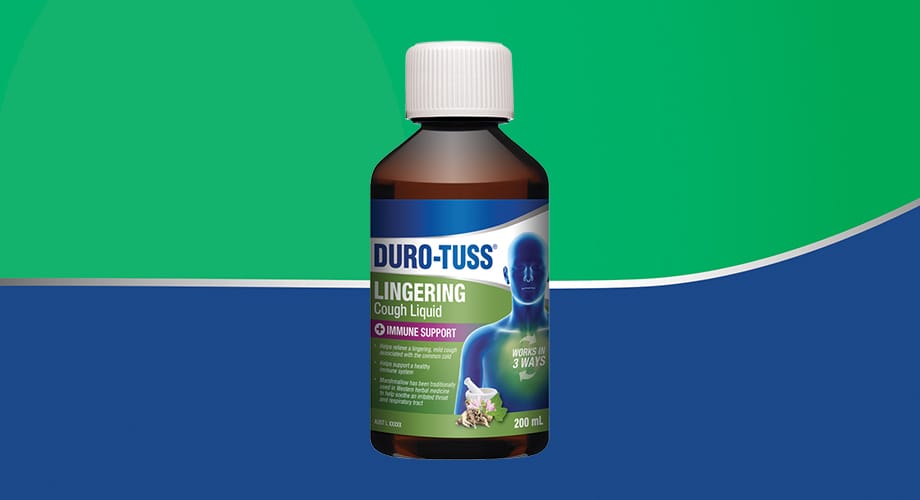 DURO-TUSS Lingering Cough Liquid + Immune Support 200mL