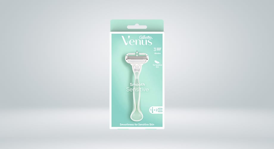 Gillette Venus Smooth Sensitive Razor 2 Up