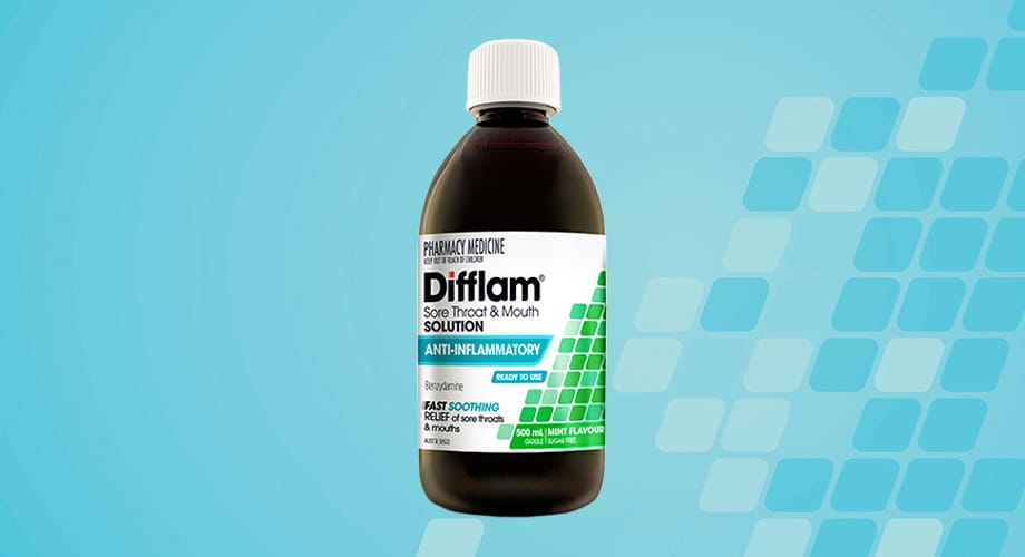 Difflam® Sore Throat Gargle & Mouth Solution - 500ml