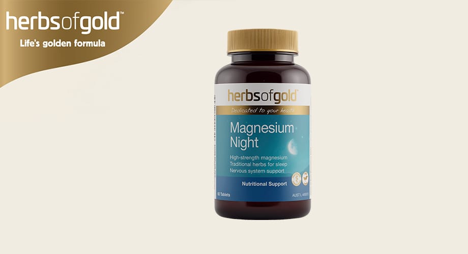 Herbs of Gold Magnesium Night 60 Tablets