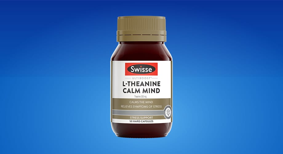 Swisse Ultiboost L-Theanine Calm Mind 50 Capsules