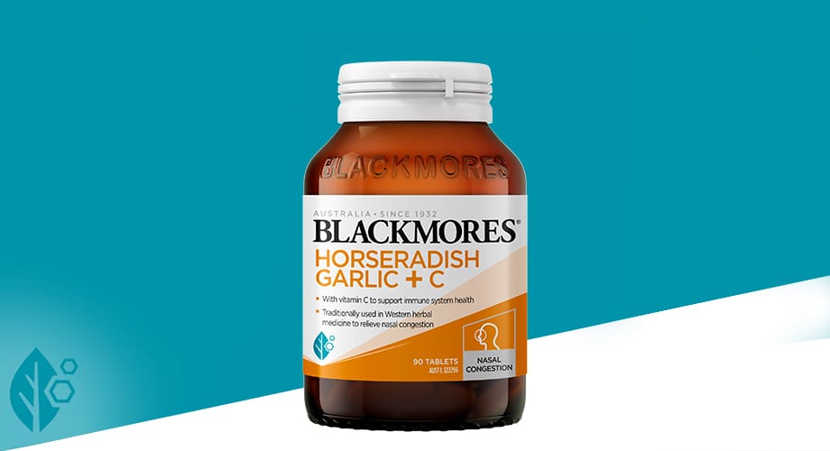 Blackmores Horseradish Garlic + C 90 Tablets