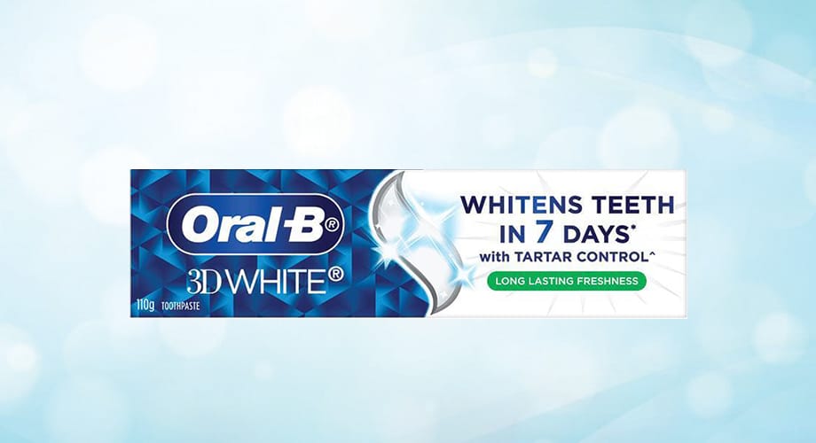 Oral-B 3D White Long Lasting Freshness Whitening Toothpaste 110g