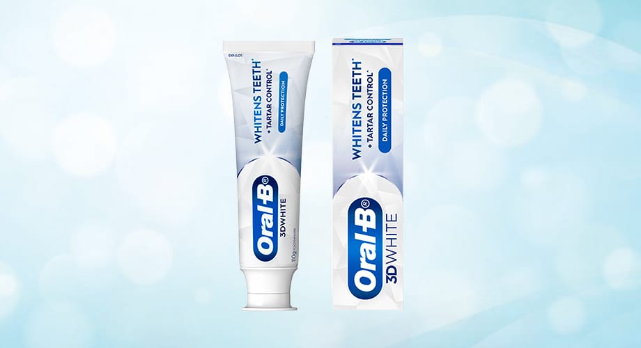 Oral-B 3D White Strengthens Enamel Whitening Toothpaste 110g