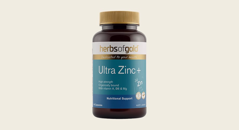 Herbs of Gold Ultra Zinc+ 60 Capsules