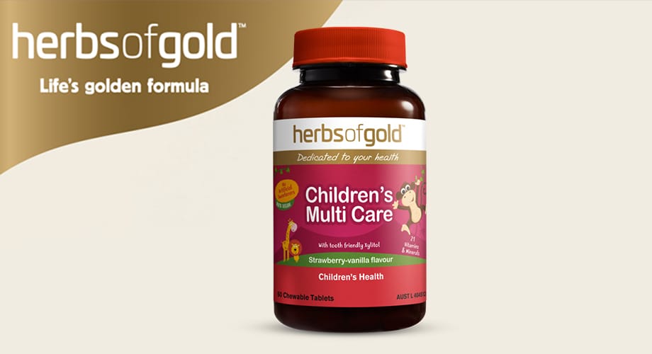 Herbs of Gold Childrens Multi Care 60 Tablets