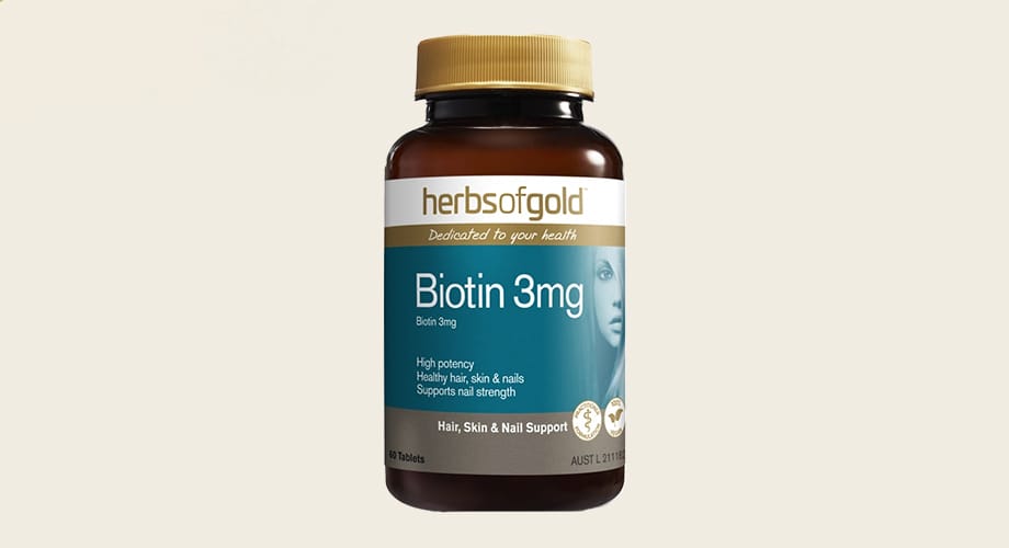 Herbs of Gold Biotin 3mg 60 Tablets