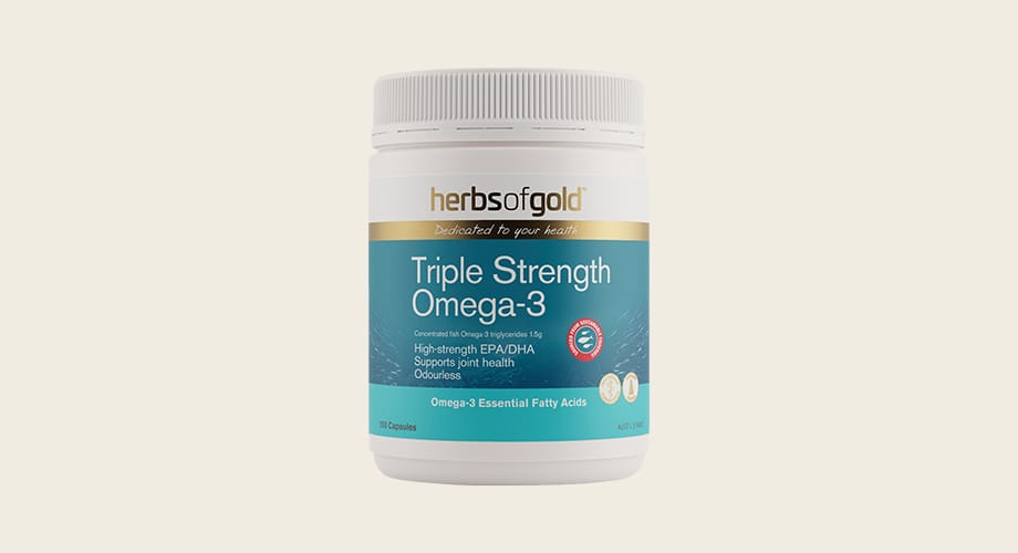 Herbs of Gold Triple Strength Omega-3 150 Capsules