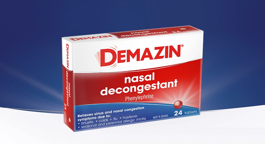Demazin Nasal Decongestant 24 Tablets