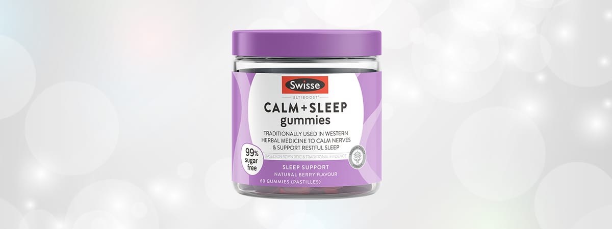 Swisse Ultiboost Calm + Sleep Gummies 60 Tablets