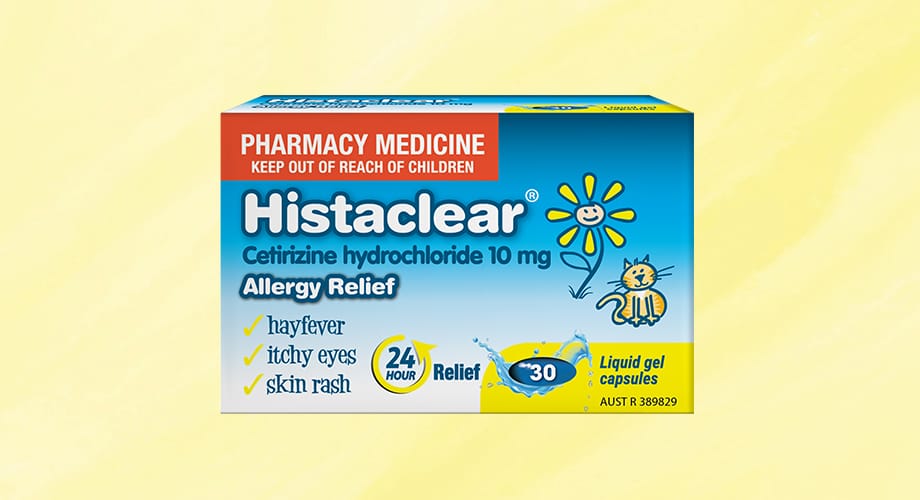 Histaclear Allergy Relief 30 Liquid Gel Capsules