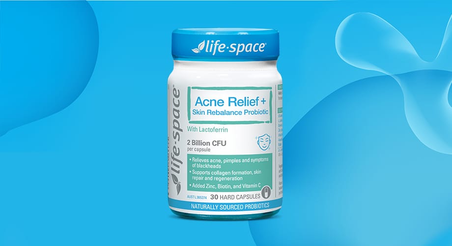 Life-Space Probiotics Acne + Skin Rebalance 30 Capsules