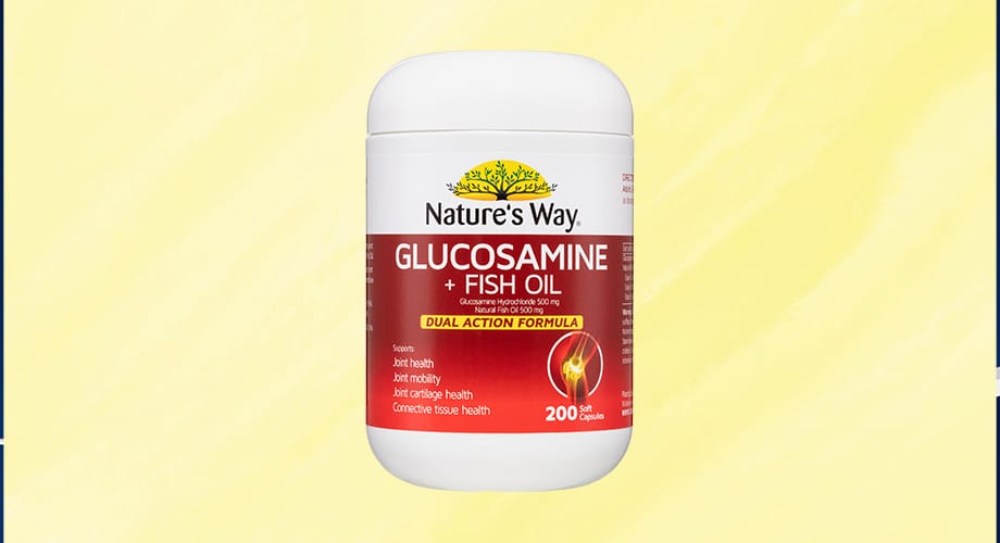 Nature's Way Glucosamine + Fish Oil 200 Capsules
