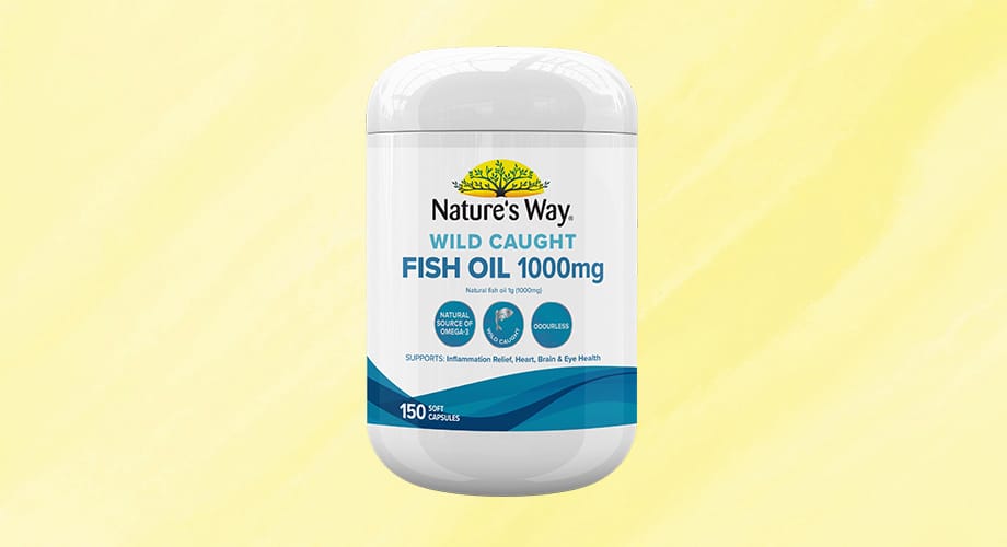 Nature's Way Wild Caught Odourless Fish Oil 1000mg 150 Capsules