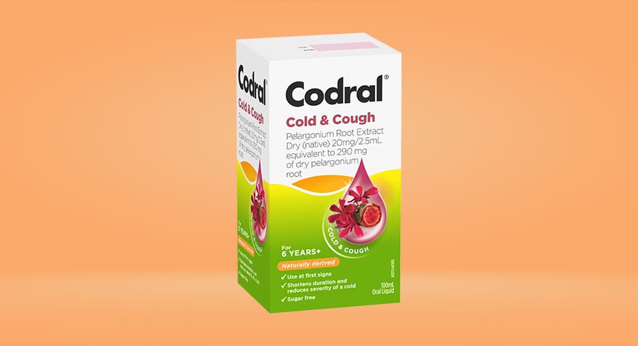 Codral Cold & Cough Pelargonium Root 100mL (New)