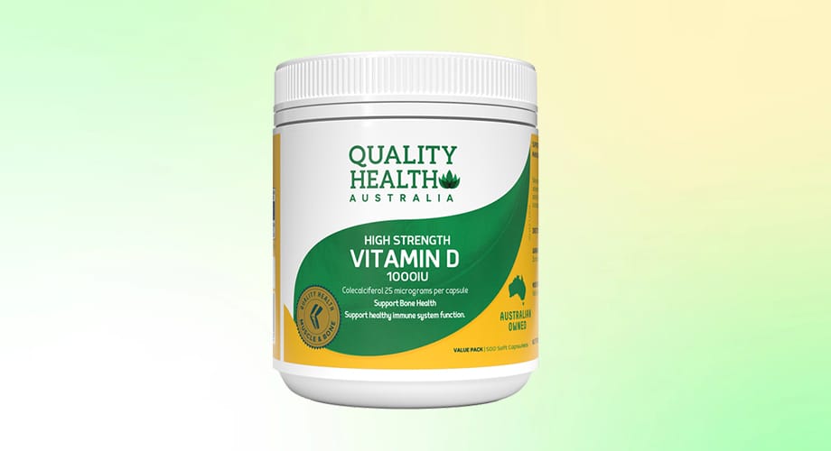 Quality Health Vitamin D 1000IU 500 Tablets