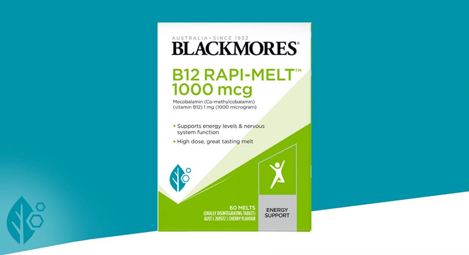 Blackmores Energy B12 Rapi-Melt 60 Tablets