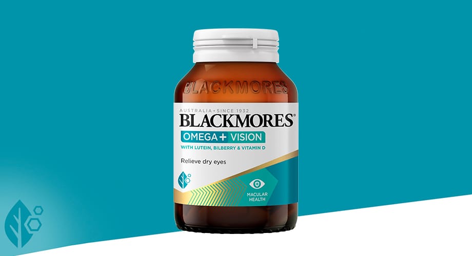 Blackmores Omega + Vision 60 Capsules