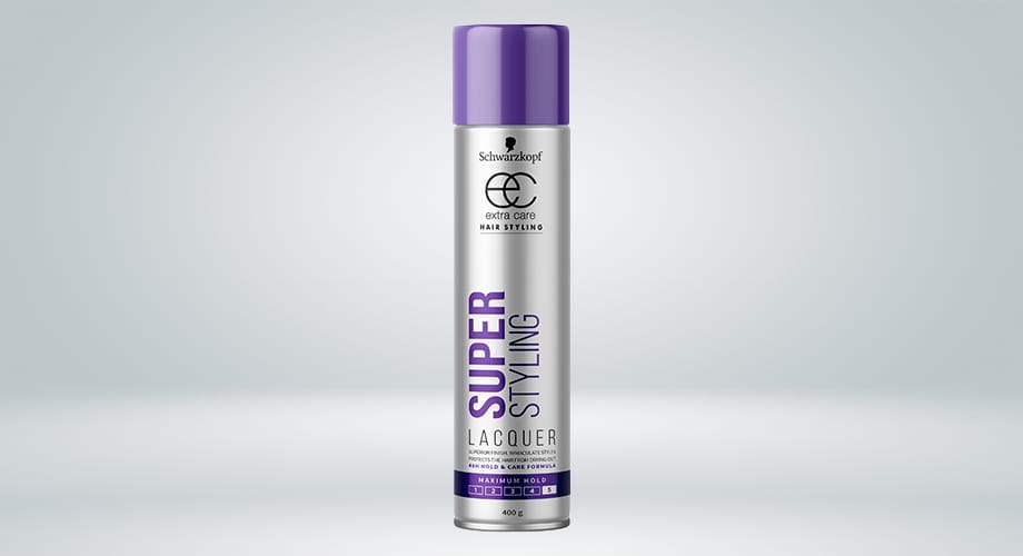 Schwarzkopf Extra Care Super Lacquer or Strong Hairspray 400g