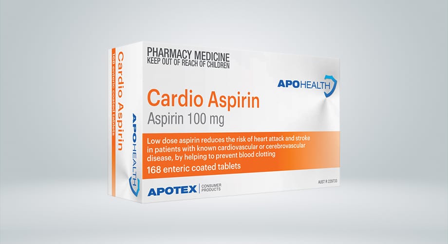 APOHEALTH Cardio Aspirin EC 168 Tablets