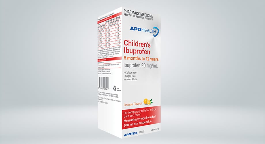 APOHEALTH Children's Ibuprofen 6 Months - 12 Years 200mL