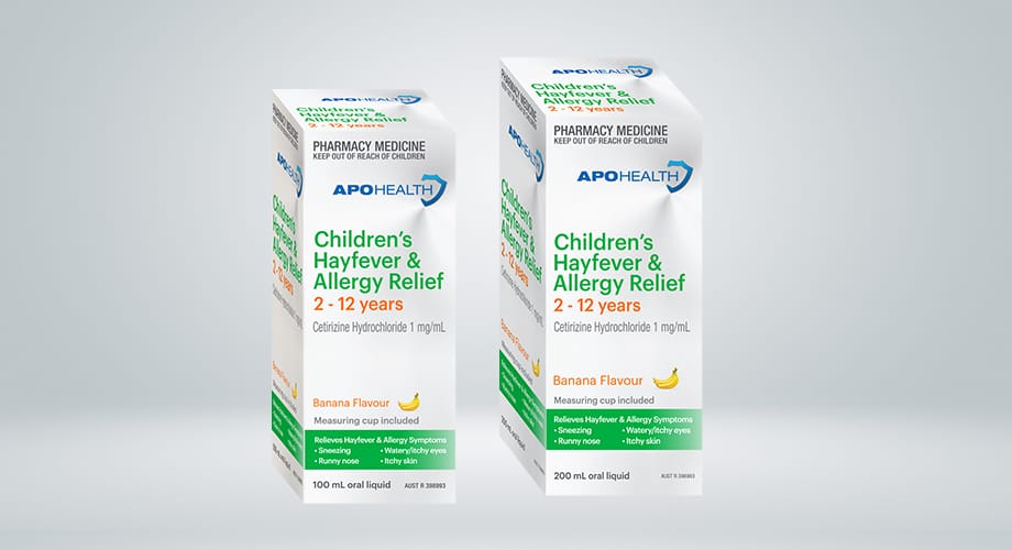 APOHEALTH Children's Hayfever & Allergy Relief Syrup Range