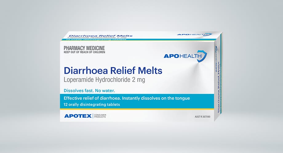 APOHEALTH Diarrhoea Relief Melts 2mg 12 Tablets