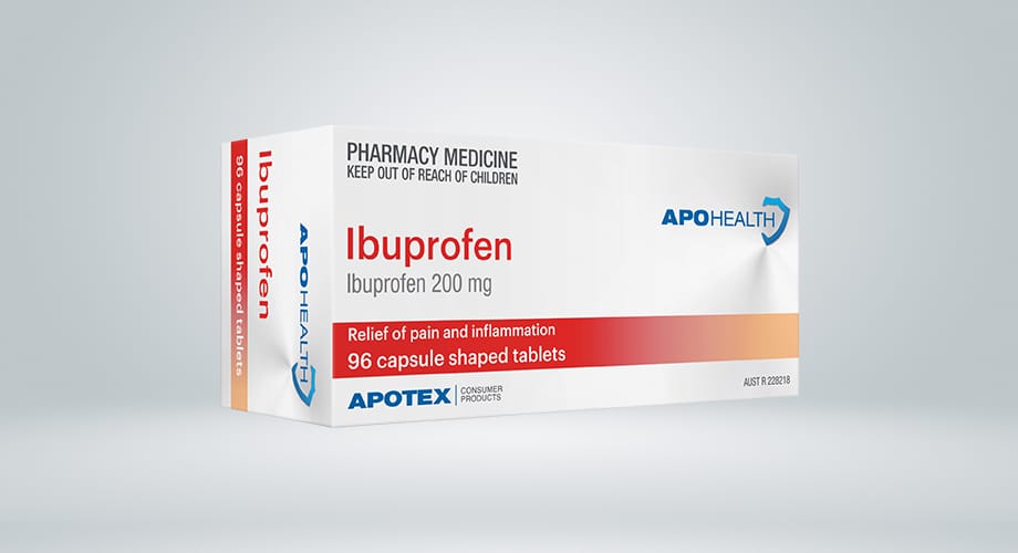 APOHEALTH Ibuprofen 200mg 96 Tablets