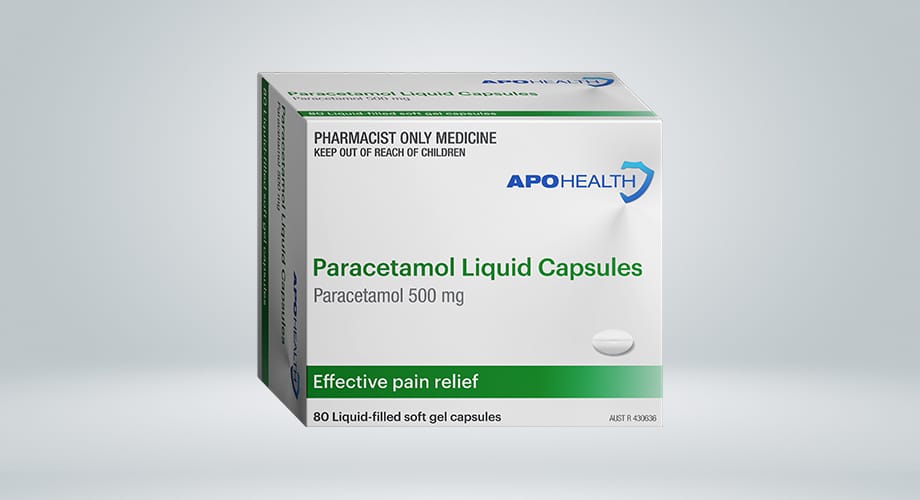 APOHEALTH Paracetamol 80 Liquid Capsules