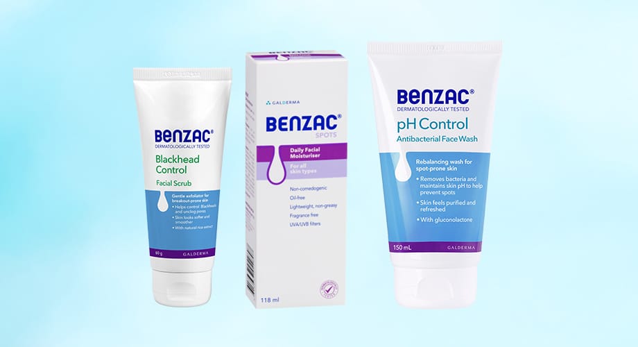 Benzac Skin Care Range