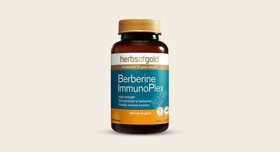 Herbs of Gold Berberine Immunoplex 30 Tablets