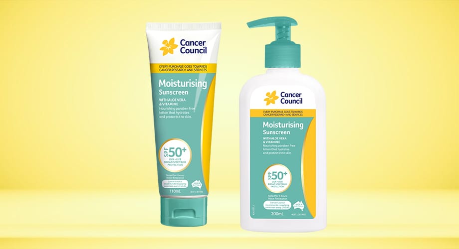 Cancer Council Moisturising Sunscreen SPF50+ 110 or 200mL