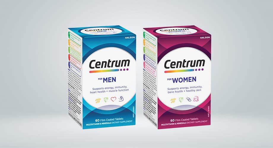Centrum For Men or Women 60 Tablets