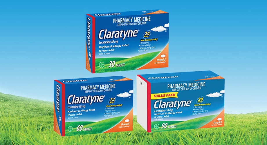 Claratyne Adults Hayfever & Allergy Relief Range
