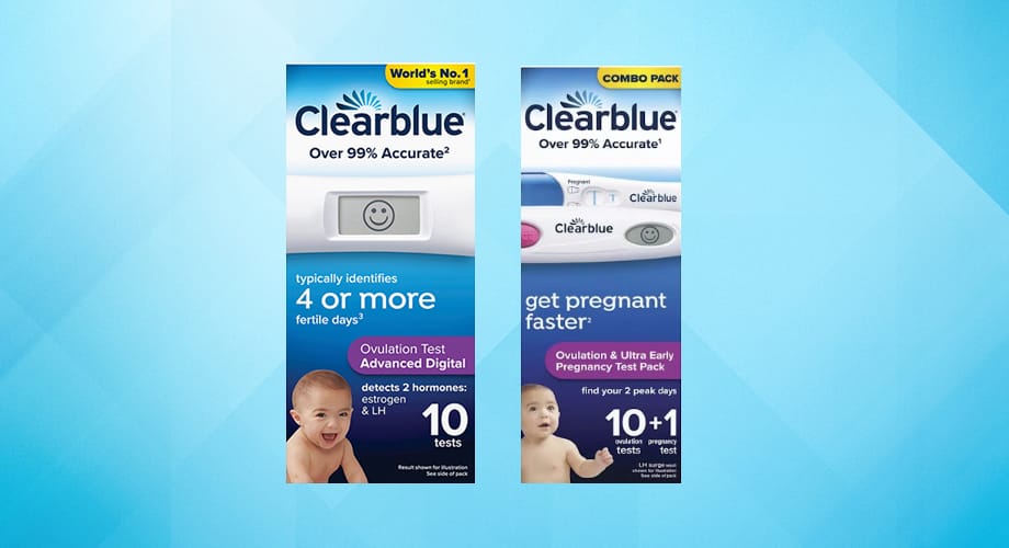 Clearblue Pregnancy or Ovulation Test Selected Range
