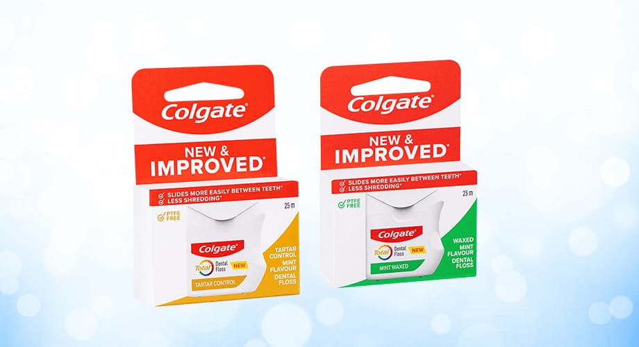 Colgate Total Dental Floss 25mm Range