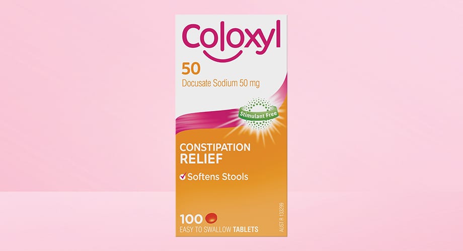Coloxyl 50mg 100 Tablets