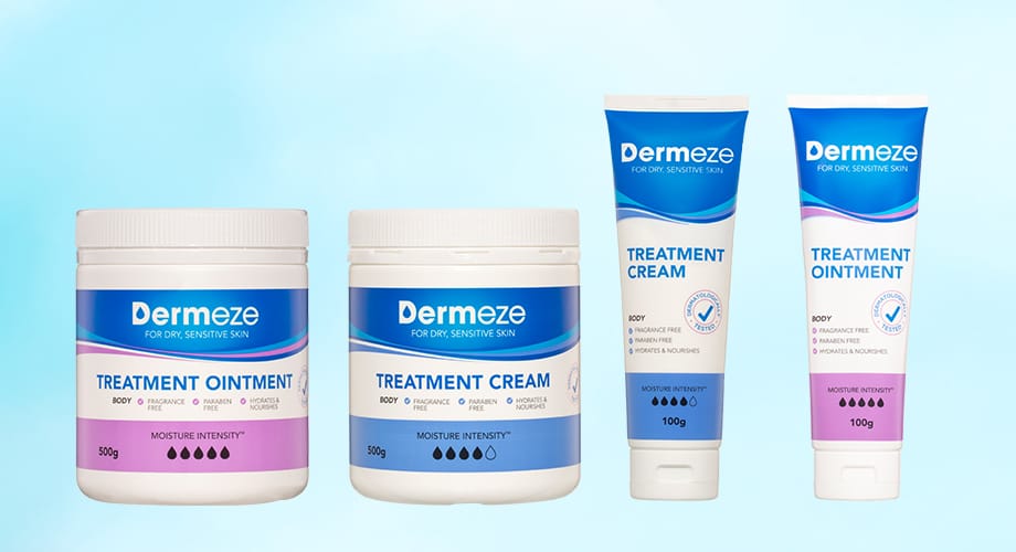 Dermeze Treatment Cream or Ointment 100g or 500g