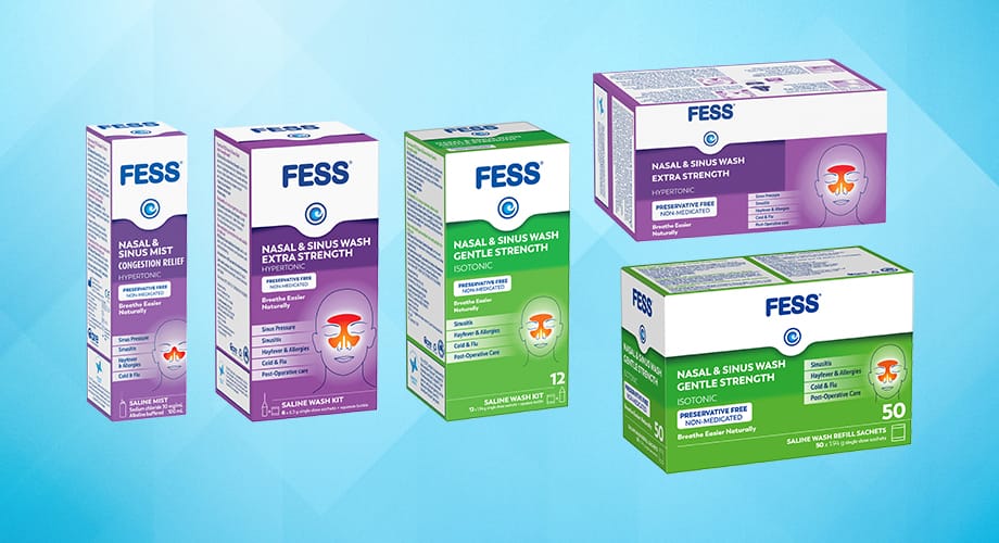 FESS Nasal and Sinus Wash Range