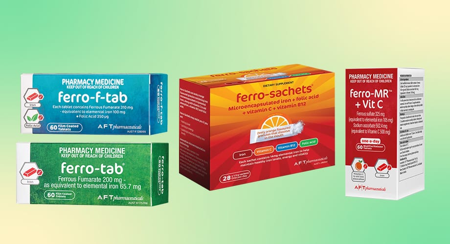 Ferro Iron Supplements Range