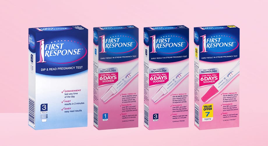 First Response Pregnancy Test Kit Range