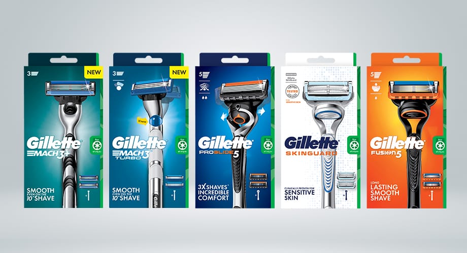 Gillette Men’s Razors & Refill Range