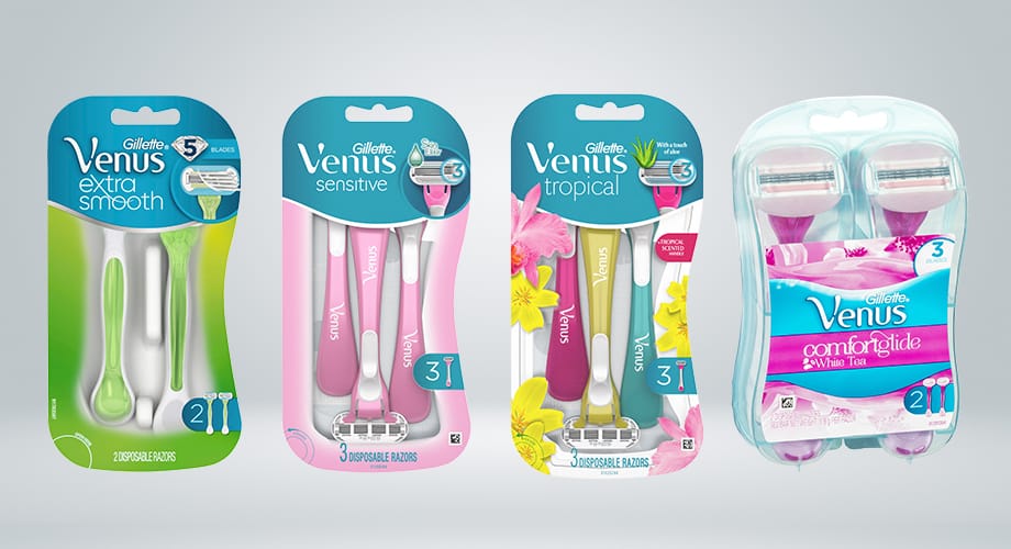 Gillette Women's Disposable Razors Selected Range