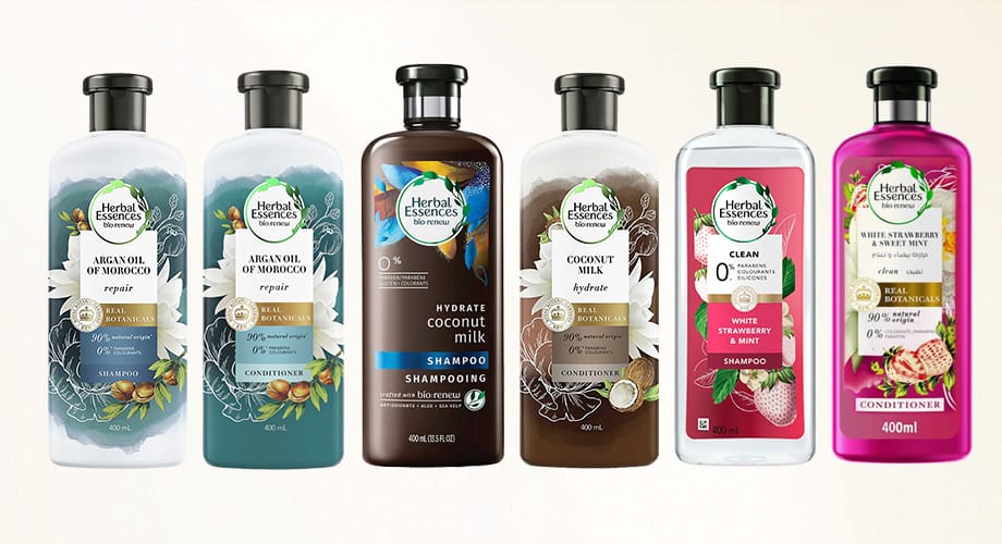 Herbal Shampoo or Conditioner Range