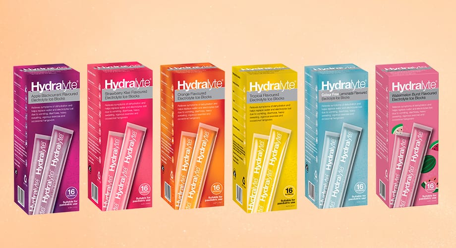 Hydralyte Ice Block 16pk Range