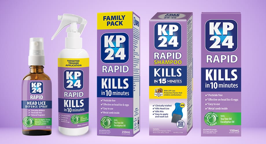 KP24 Rapid Hair Treatment Selected Range