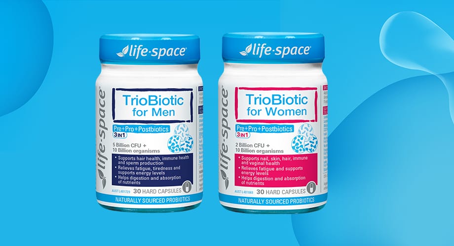 Life-space Men's or Women's TriBiotic 30 Capsules